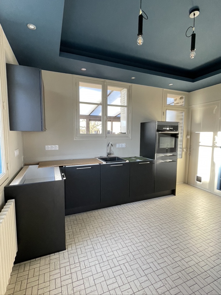 Cuisine et sols carrelés